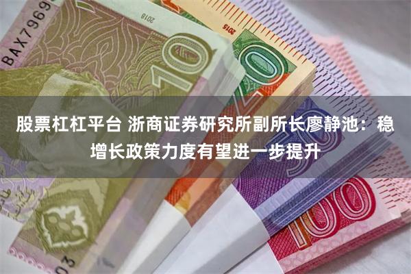 股票杠杠平台 浙商证券研究所副所长廖静池：稳增长政策力度有望进一步提升