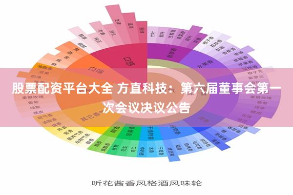 股票配资平台大全 方直科技：第六届董事会第一次会议决议公告
