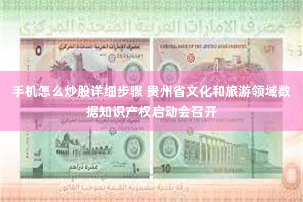 手机怎么炒股详细步骤 贵州省文化和旅游领域数据知识产权启动会召开