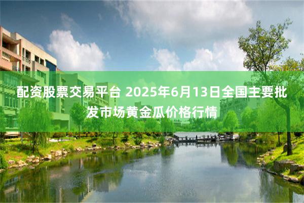 配资股票交易平台 2025年6月13日全国主要批发市场黄金瓜价格行情