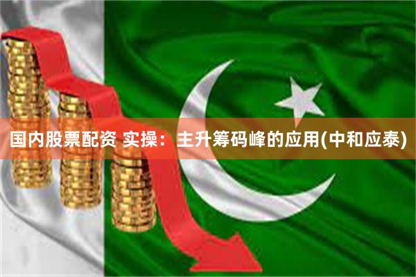 国内股票配资 实操：主升筹码峰的应用(中和应泰)