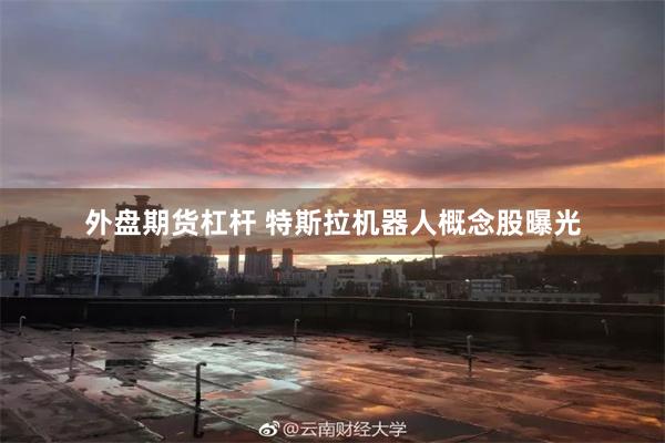 外盘期货杠杆 特斯拉机器人概念股曝光