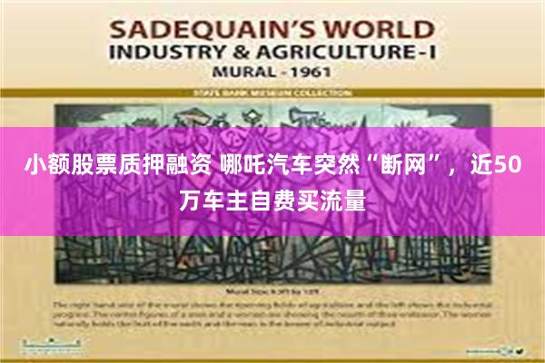 小额股票质押融资 哪吒汽车突然“断网”，近50万车主自费买流量