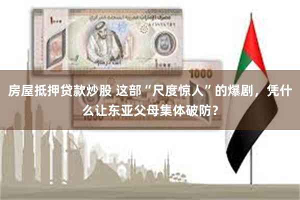 房屋抵押贷款炒股 这部“尺度惊人”的爆剧，凭什么让东亚父母集体破防？